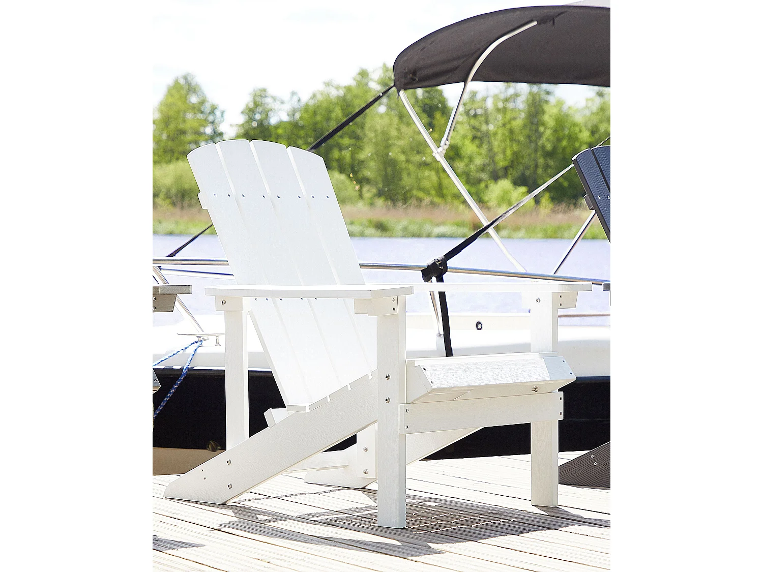 Tuinstoel ADIRONDACK Wit