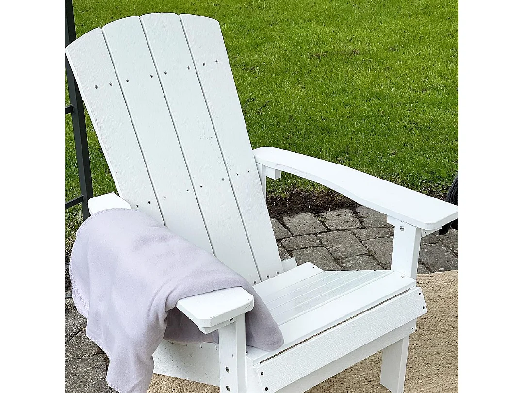 Sedia da giardino ADIRONDACK Bianco