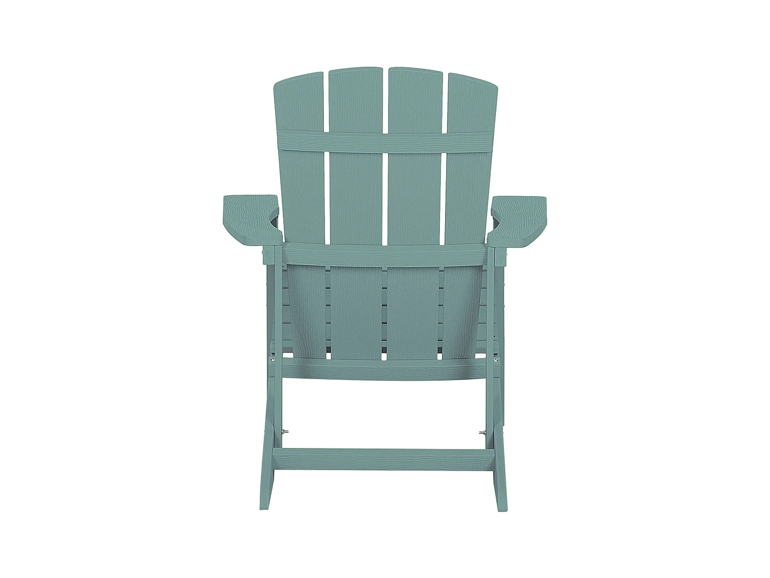 Moderner Muskoka Gartenstuhl in Türkis mit breiten Armlehnen Adirondack