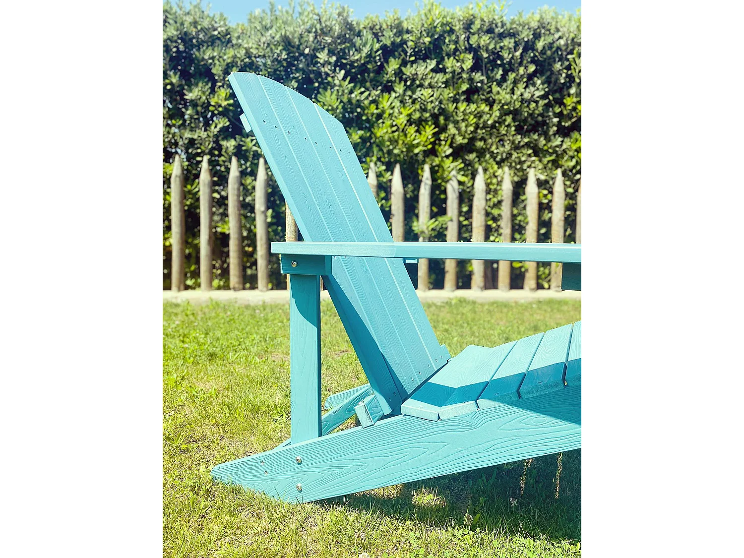 Chaise de jardin ADIRONDACK Turquoise