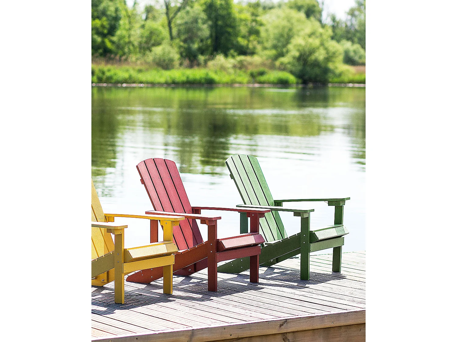 Silla de jardín ADIRONDACK Verde