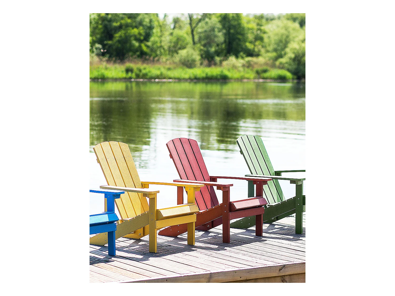 Tuinstoel ADIRONDACK Rood