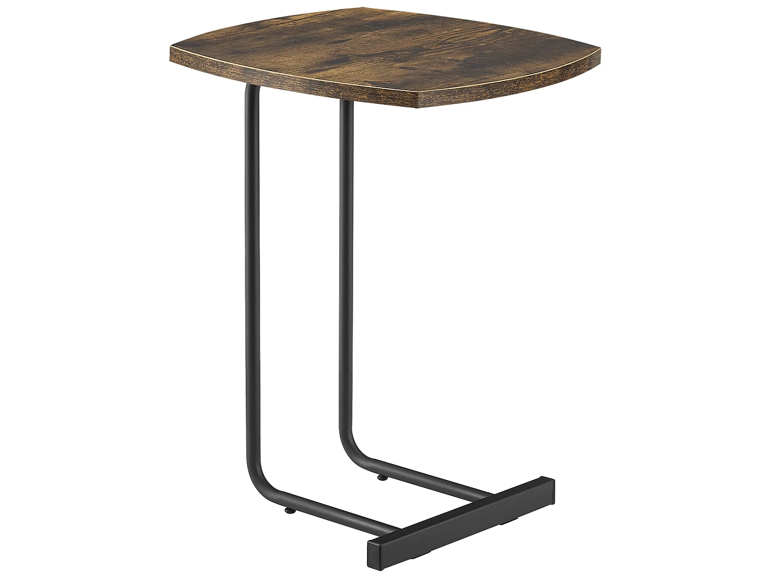 Table d'appoint Kjellerup 55 x 40 x 40 cm effet bois foncé [en.casa]