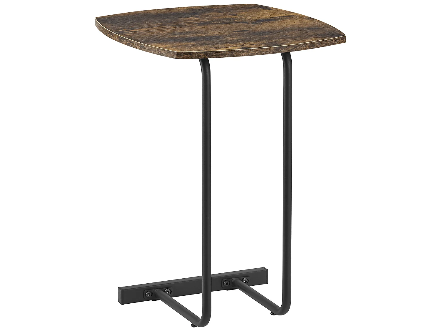 Table d'appoint Kjellerup 55 x 40 x 40 cm effet bois foncé [en.casa]