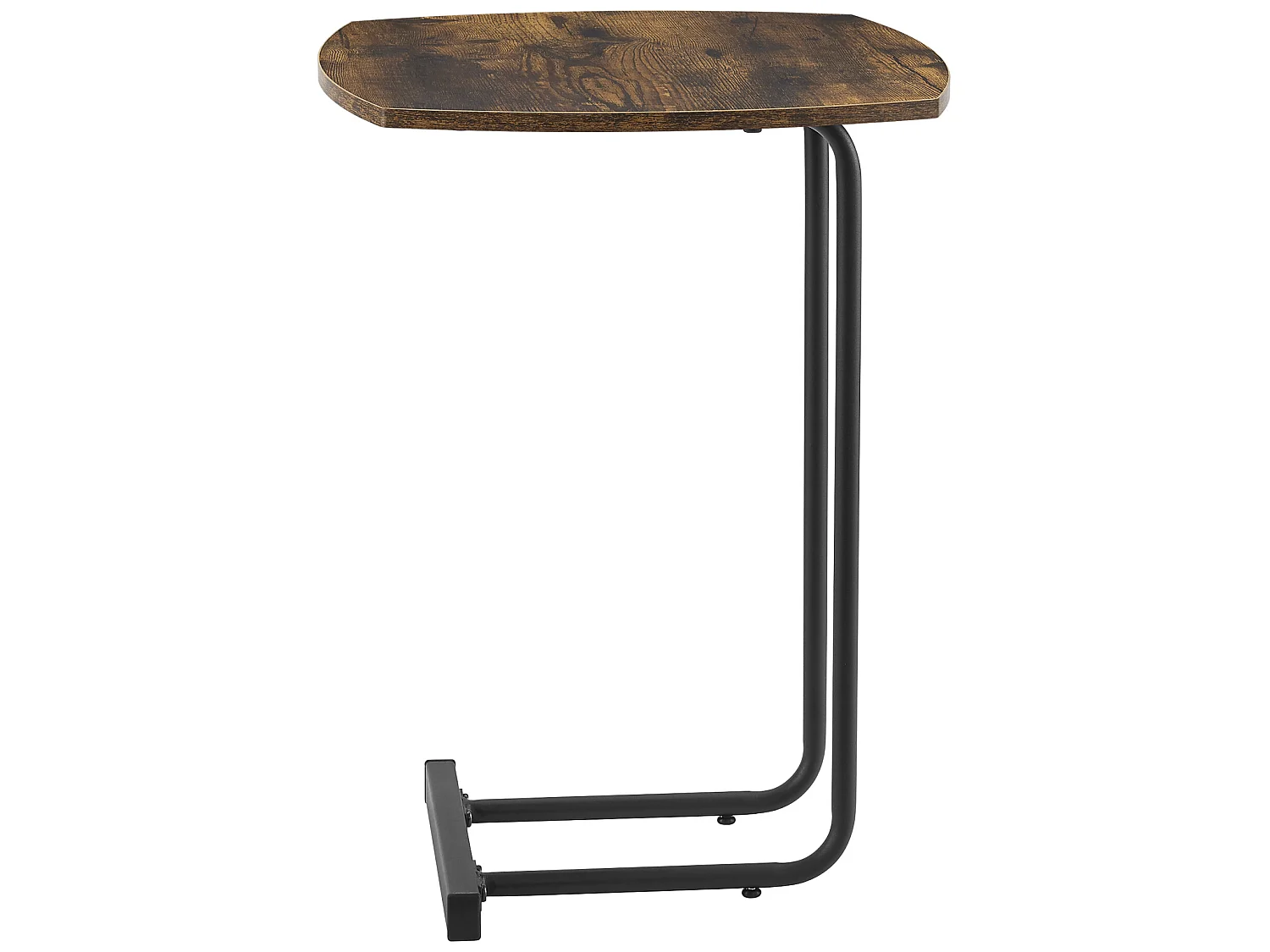 Table d'appoint Kjellerup 55 x 40 x 40 cm effet bois foncé [en.casa]