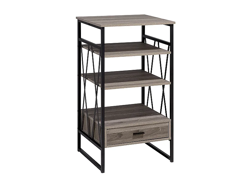 Étagère à 3 niveaux KEENE 101 cm Taupe