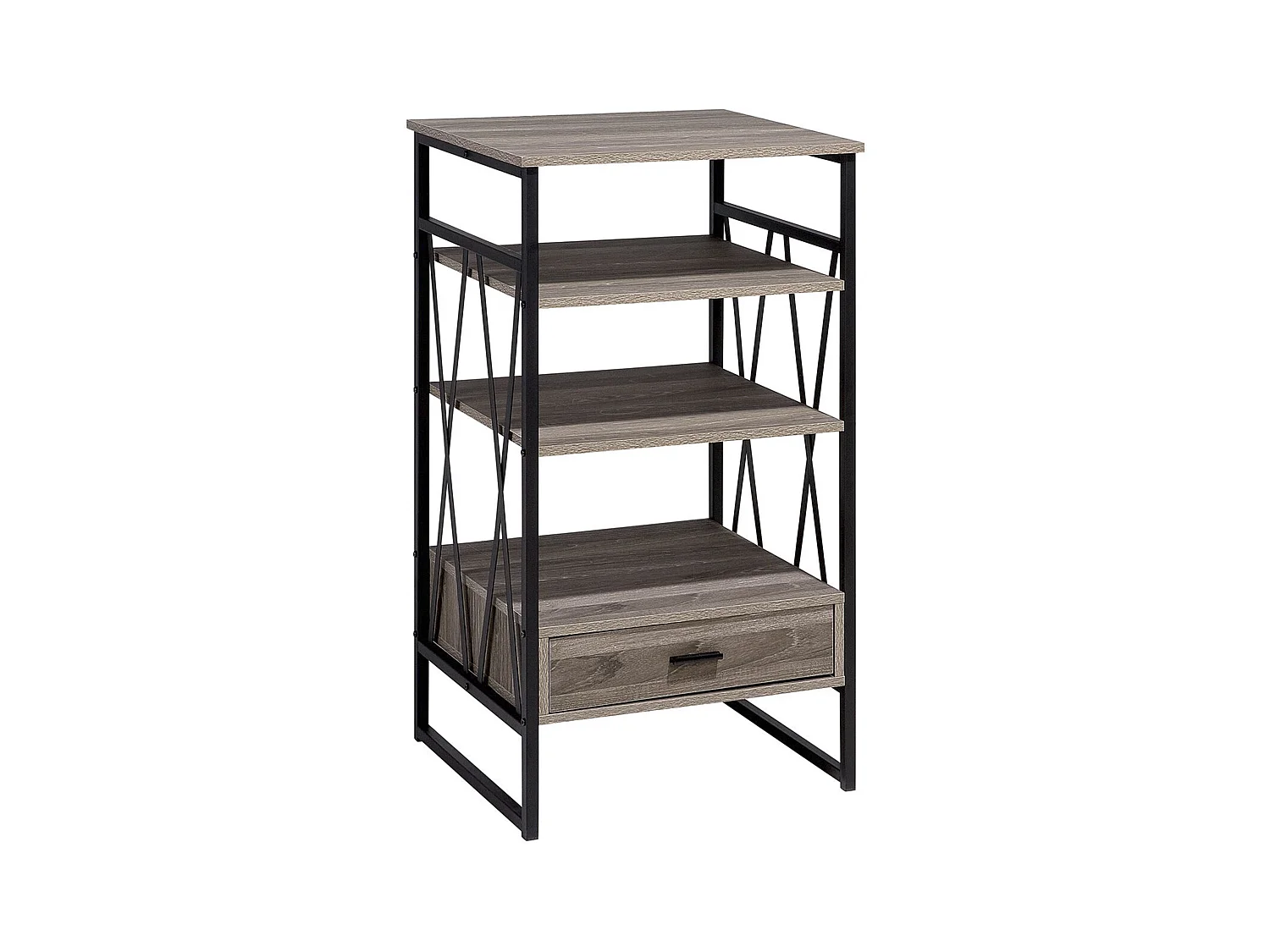 Étagère à 3 niveaux KEENE 101 cm Taupe