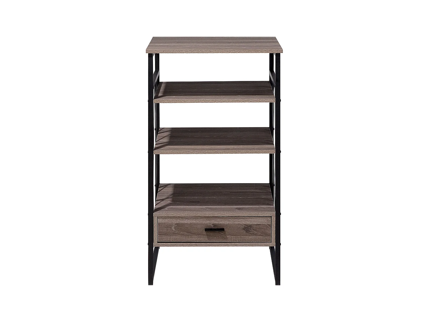 Étagère à 3 niveaux KEENE 101 cm Taupe