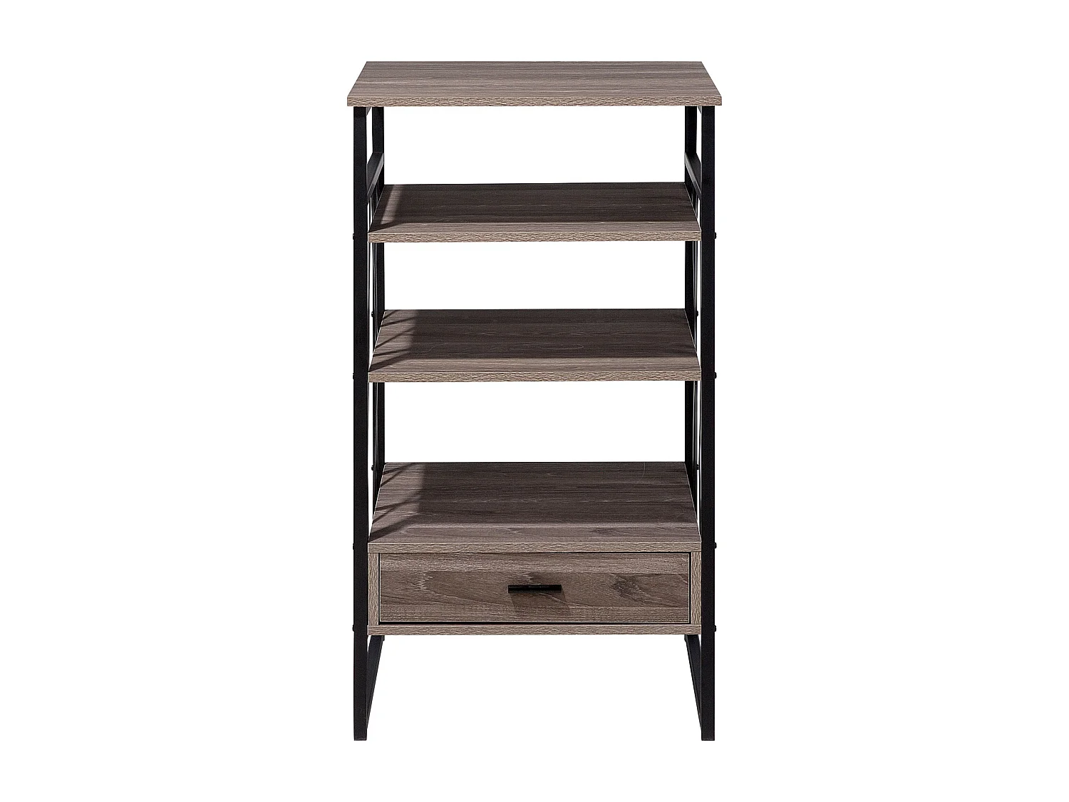 Libreria a 3 ripiani KEENE 101 cm Tortora