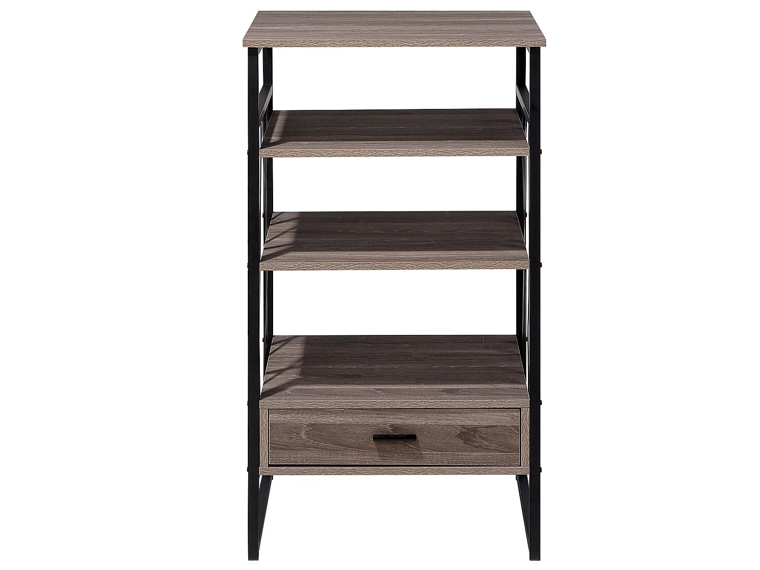Bibliothèque 3 étagères KEENE 101 cm Taupe