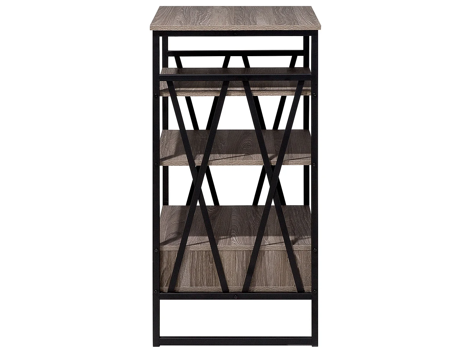 Bibliothèque 3 étagères KEENE 101 cm Taupe