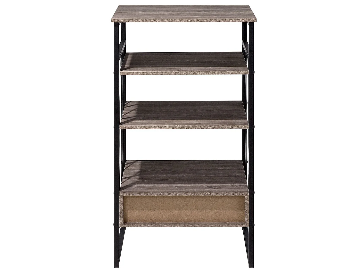 Bibliothèque 3 étagères KEENE 101 cm Taupe
