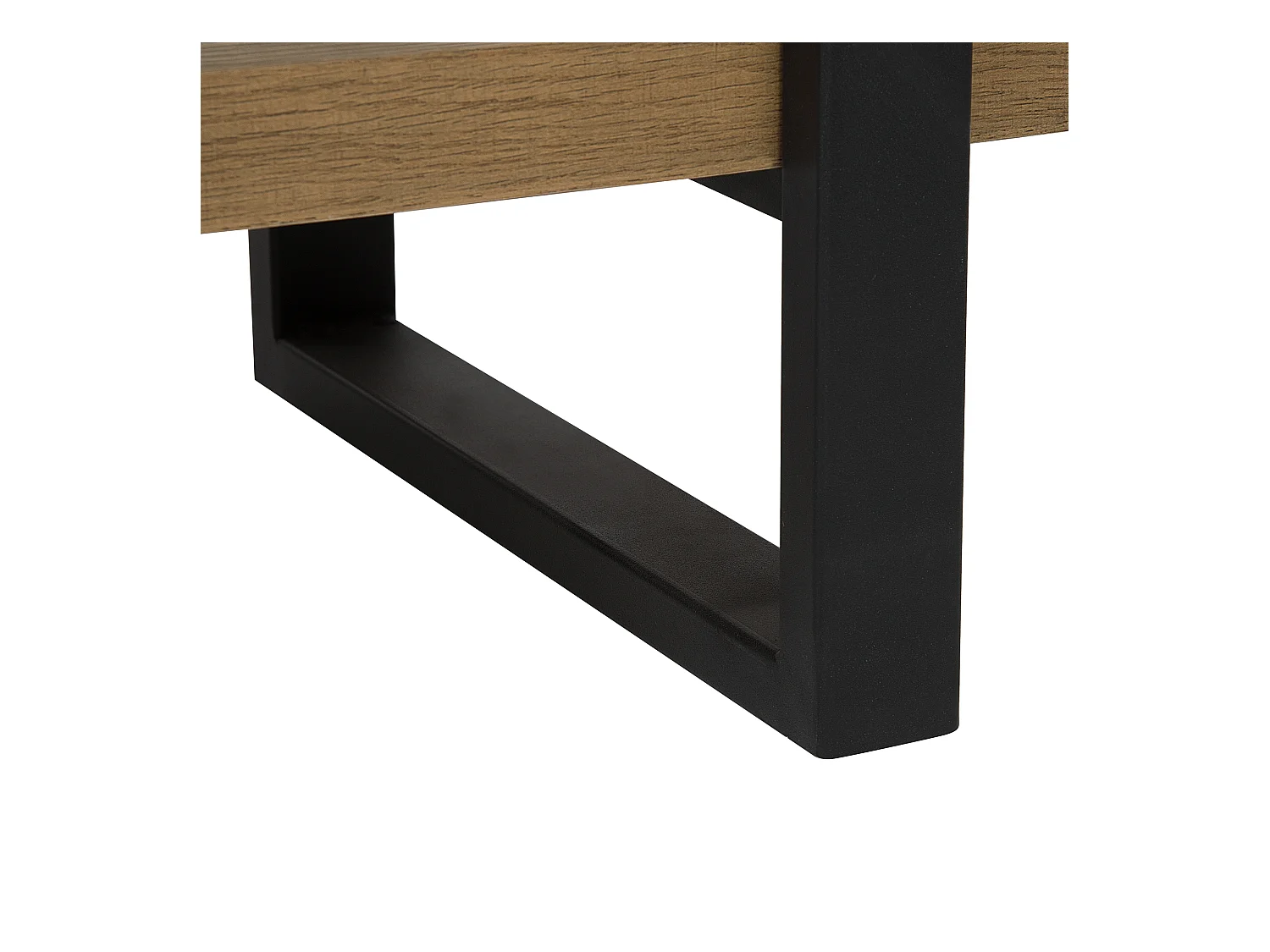 Étagère à 3 niveaux TIMBER 111 cm Marron foncé