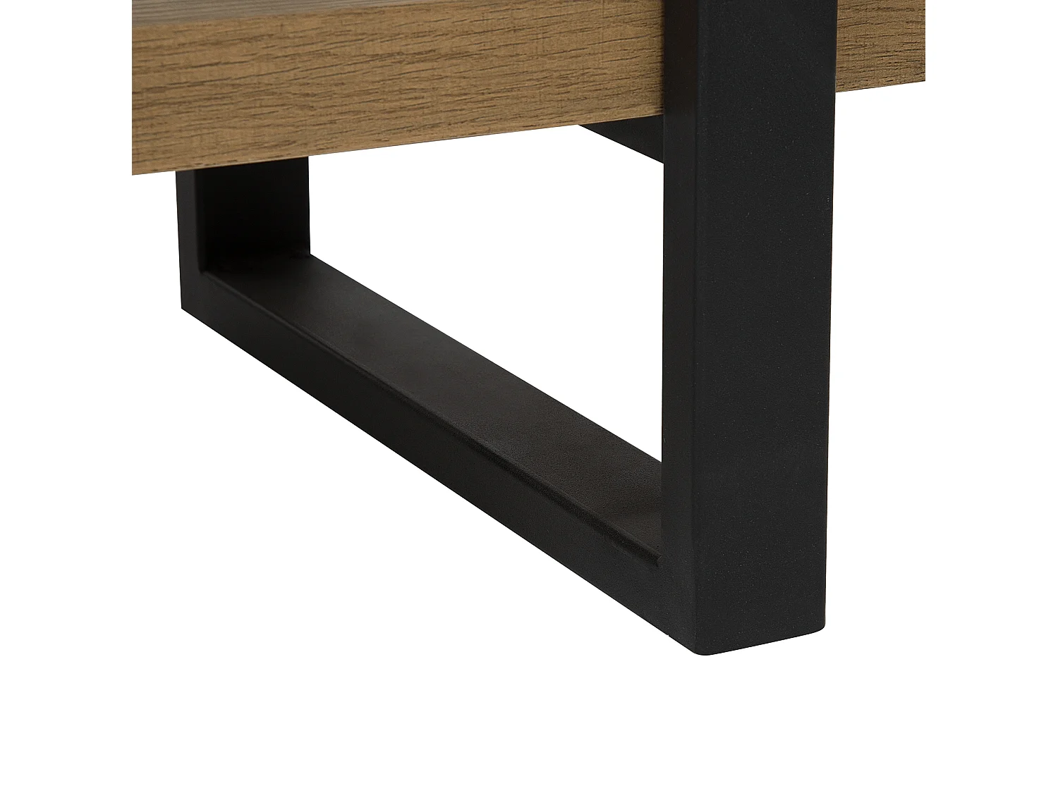 Regał 3 półki TIMBER 111 cm Ciemnobrązowy