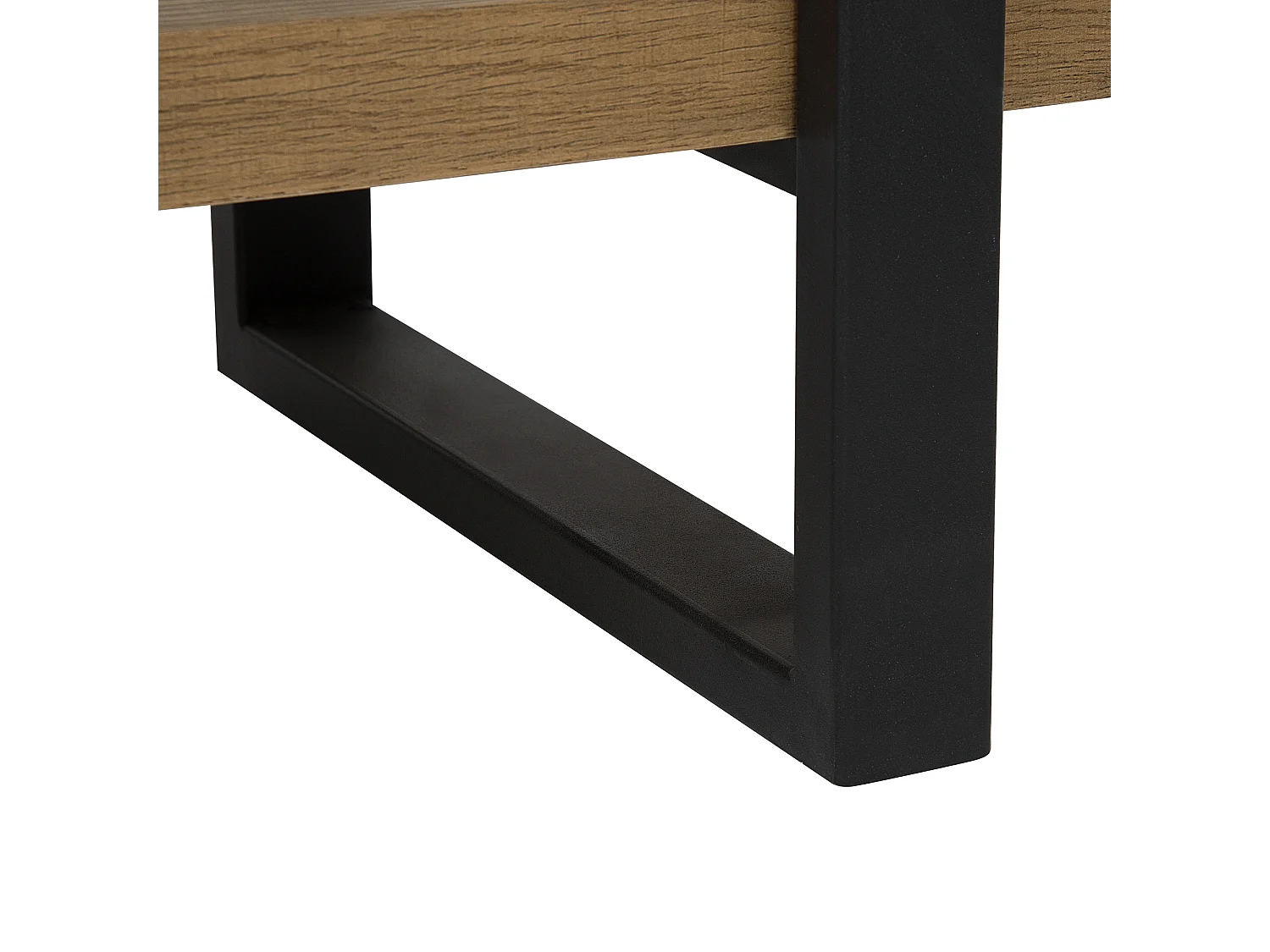 Étagère à 3 niveaux TIMBER 111 cm Marron foncé