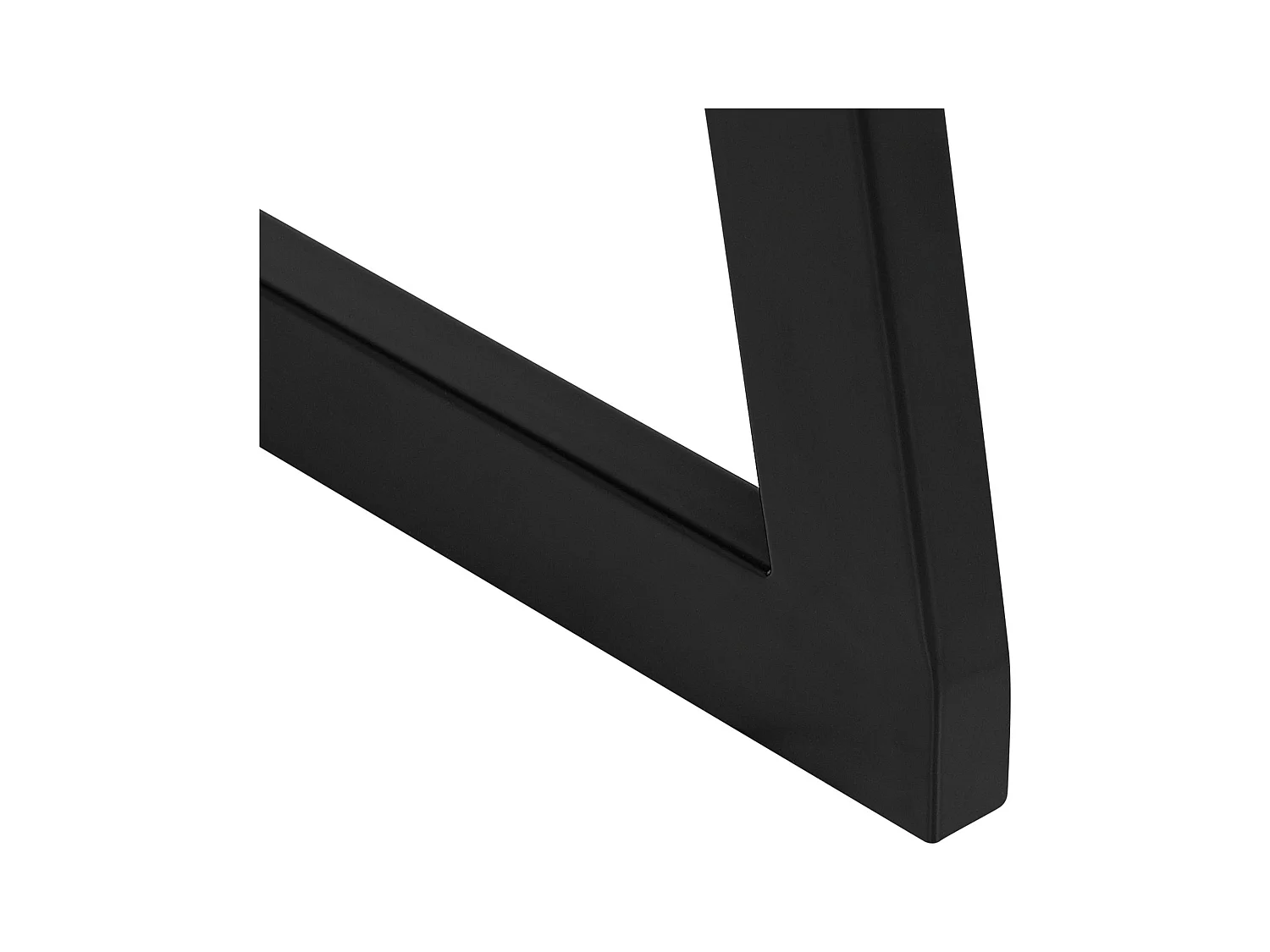 Bücherregal schwarz / heller Holzfarbton MDF-Platte /Metall 4 Fächer Joplin