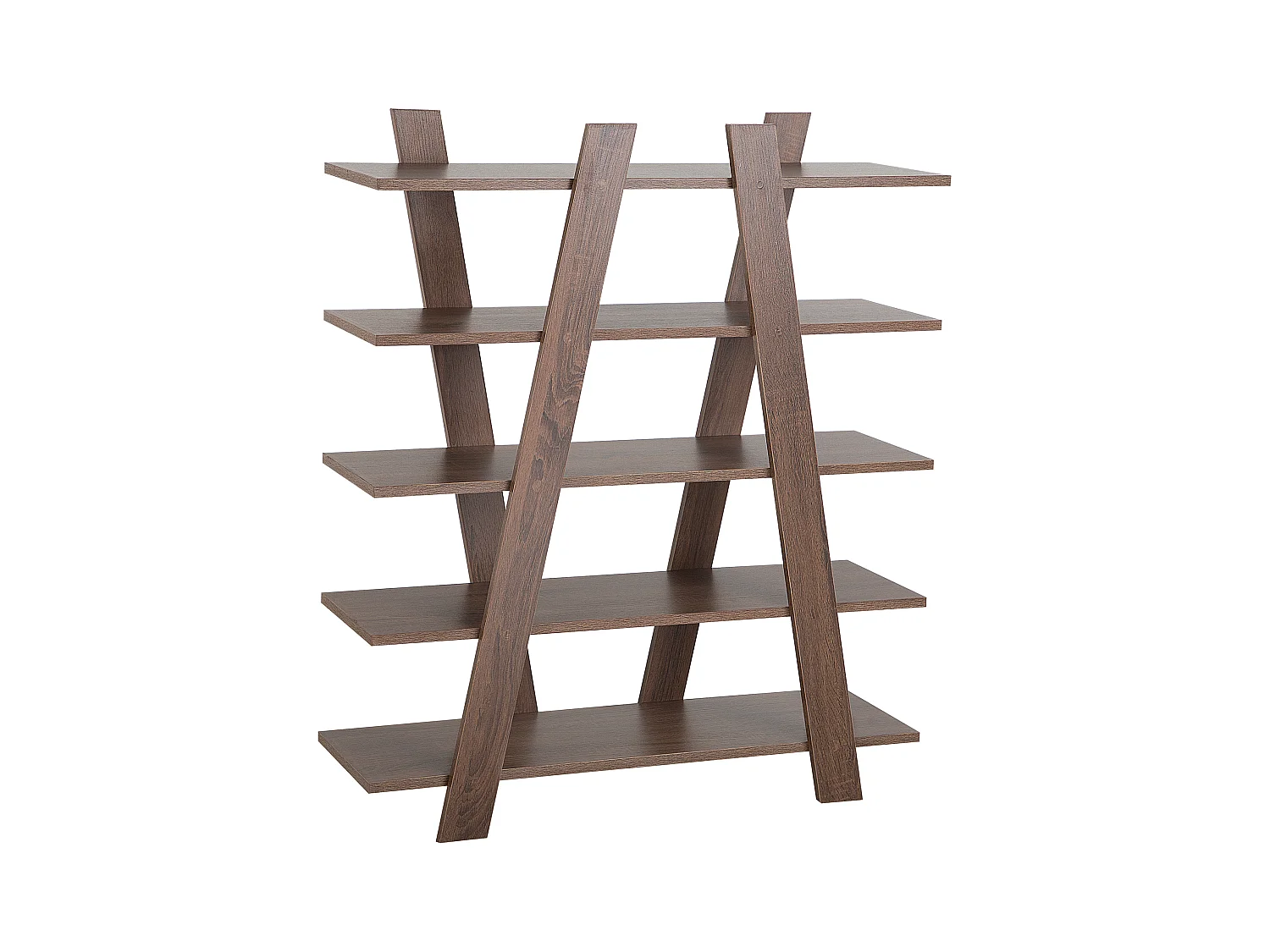 Étagère 5 étages en bois foncé ESCALANTE