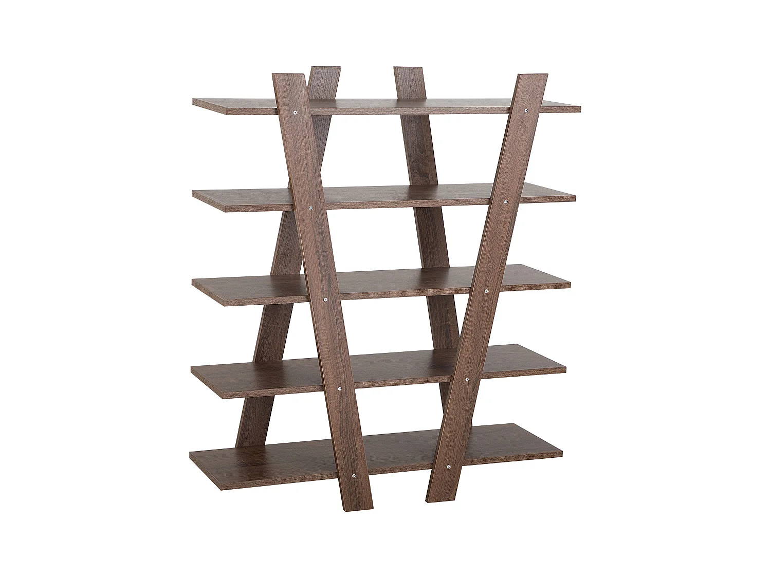 Étagère 5 étages en bois foncé ESCALANTE