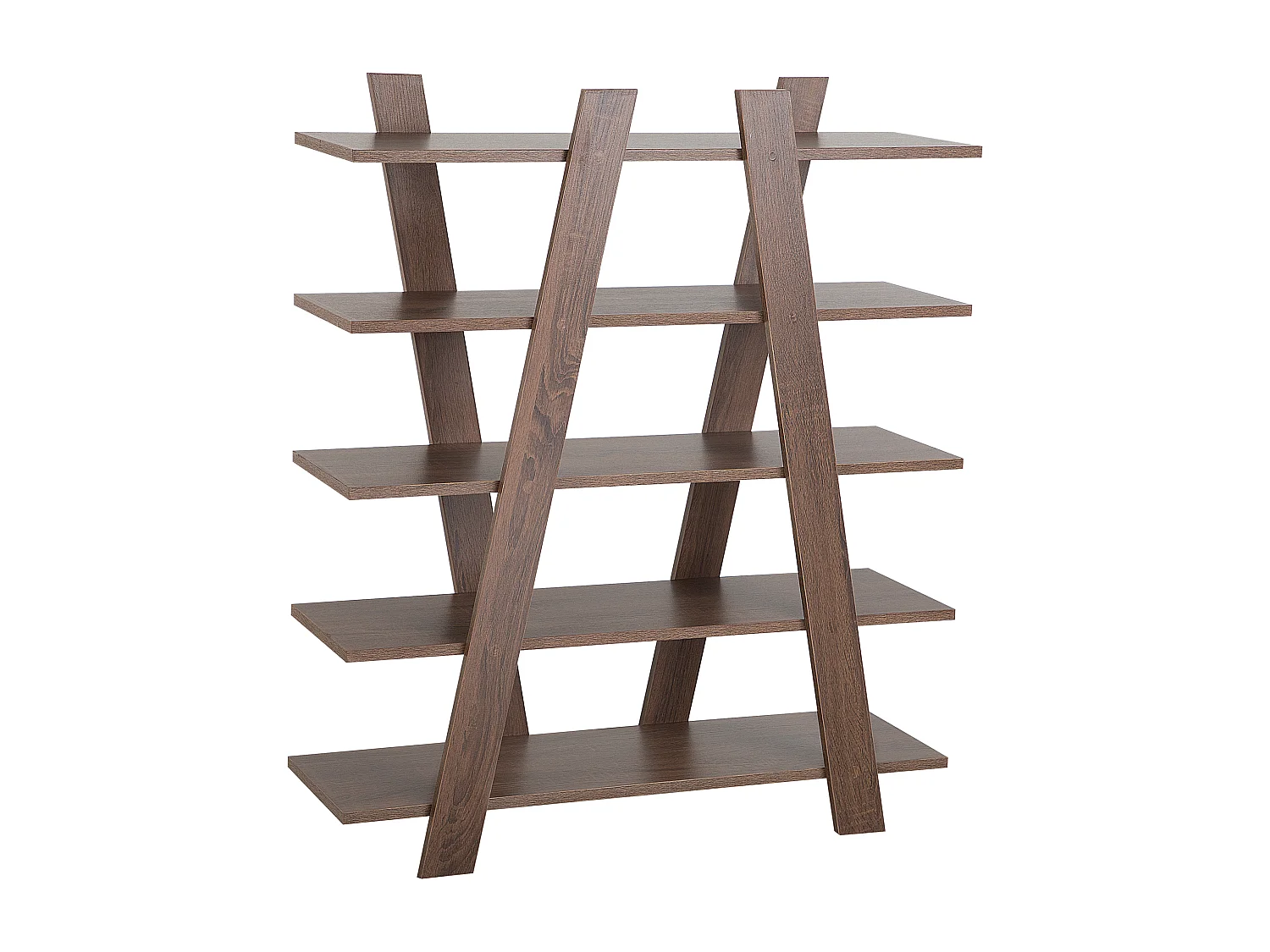 Étagère 5 étages en bois foncé ESCALANTE