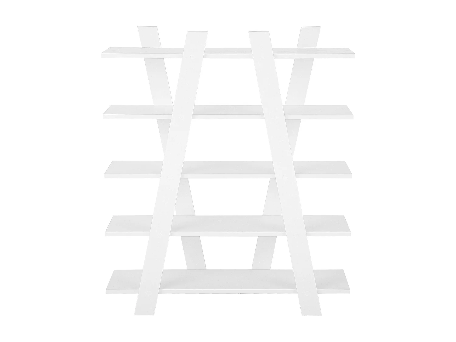 Bücherregal mit 5 Fächern ESCALANTE 116 cm Weiss
