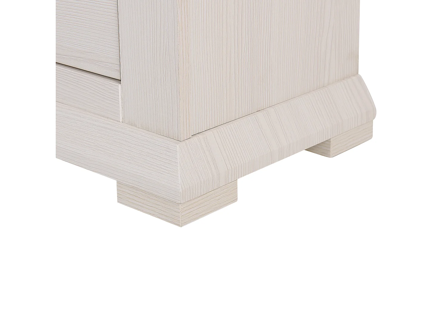 Bibliothèque 4 étagères KINGSTON 179 cm Crème