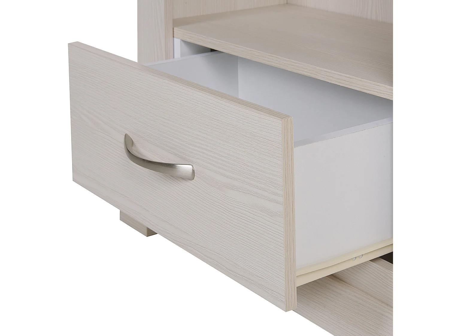 Bibliothèque 4 étagères KINGSTON 179 cm Crème