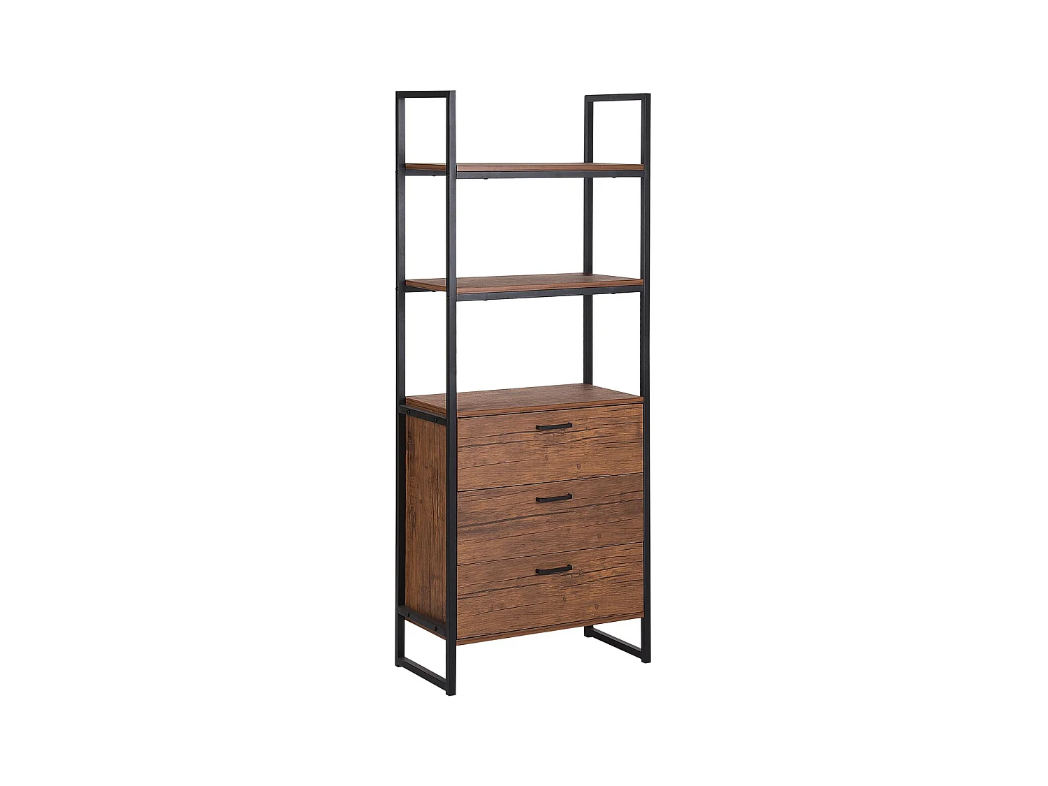 Boekenkast TIFTON 158 cm Donkerbruin