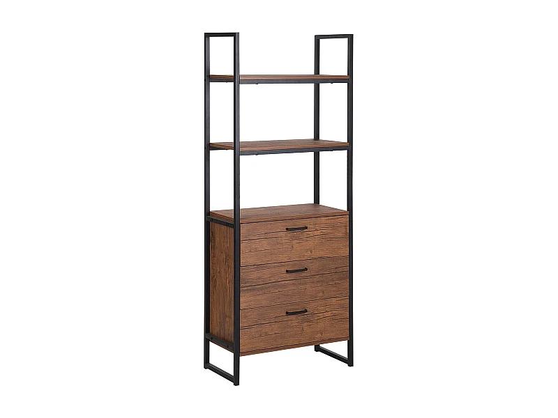 Estante TIFTON 158 cm Castanho escuro