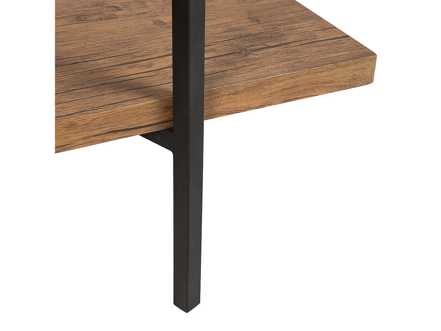 Boekenkast met 4 planken COMPTON 165 cm Donkerbruin