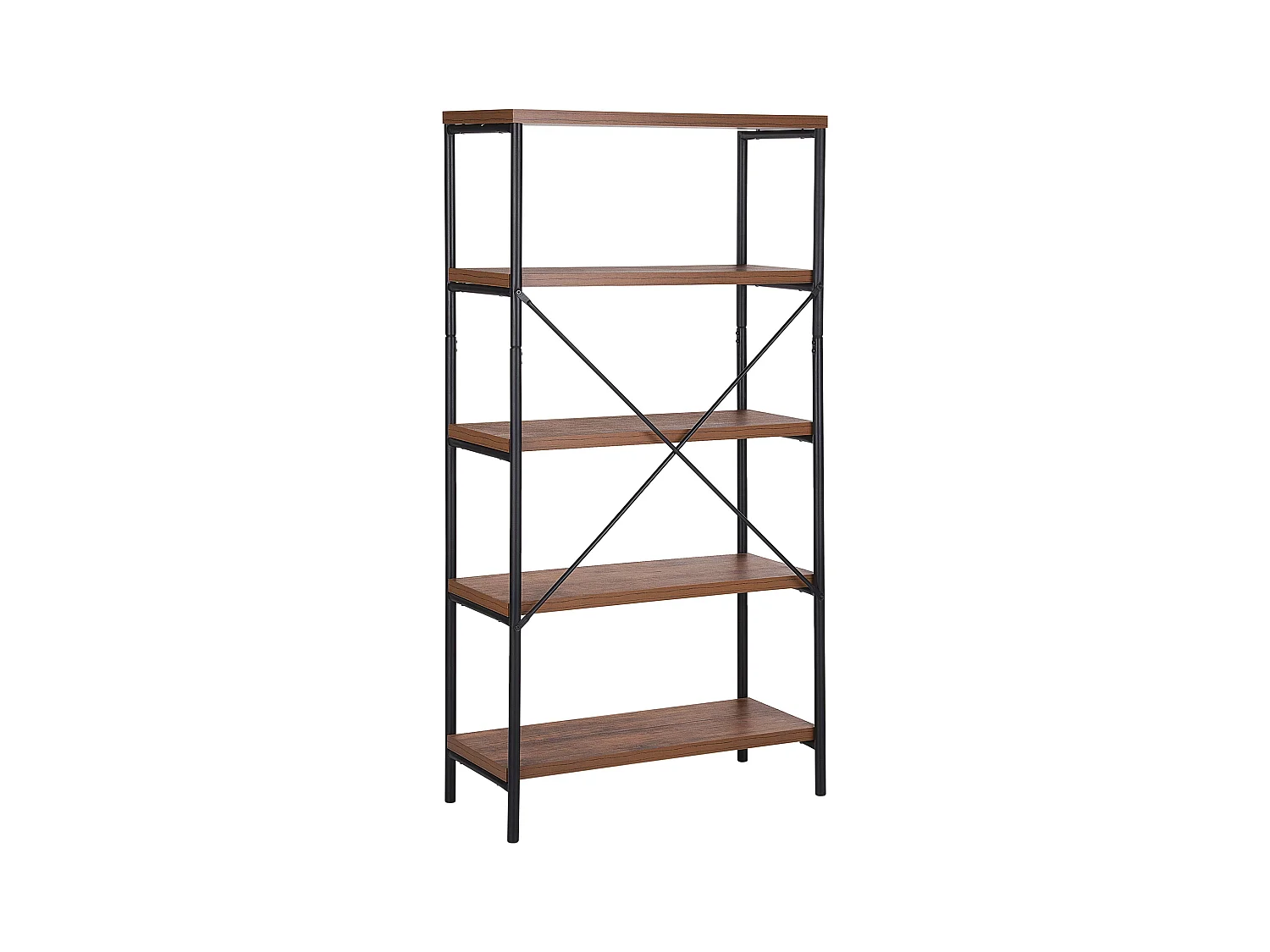 Étagère à 4 niveaux BRISBANE 160 cm Marron foncé