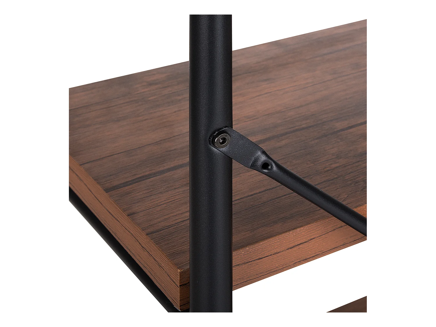 Étagère à 4 niveaux BRISBANE 160 cm Marron foncé