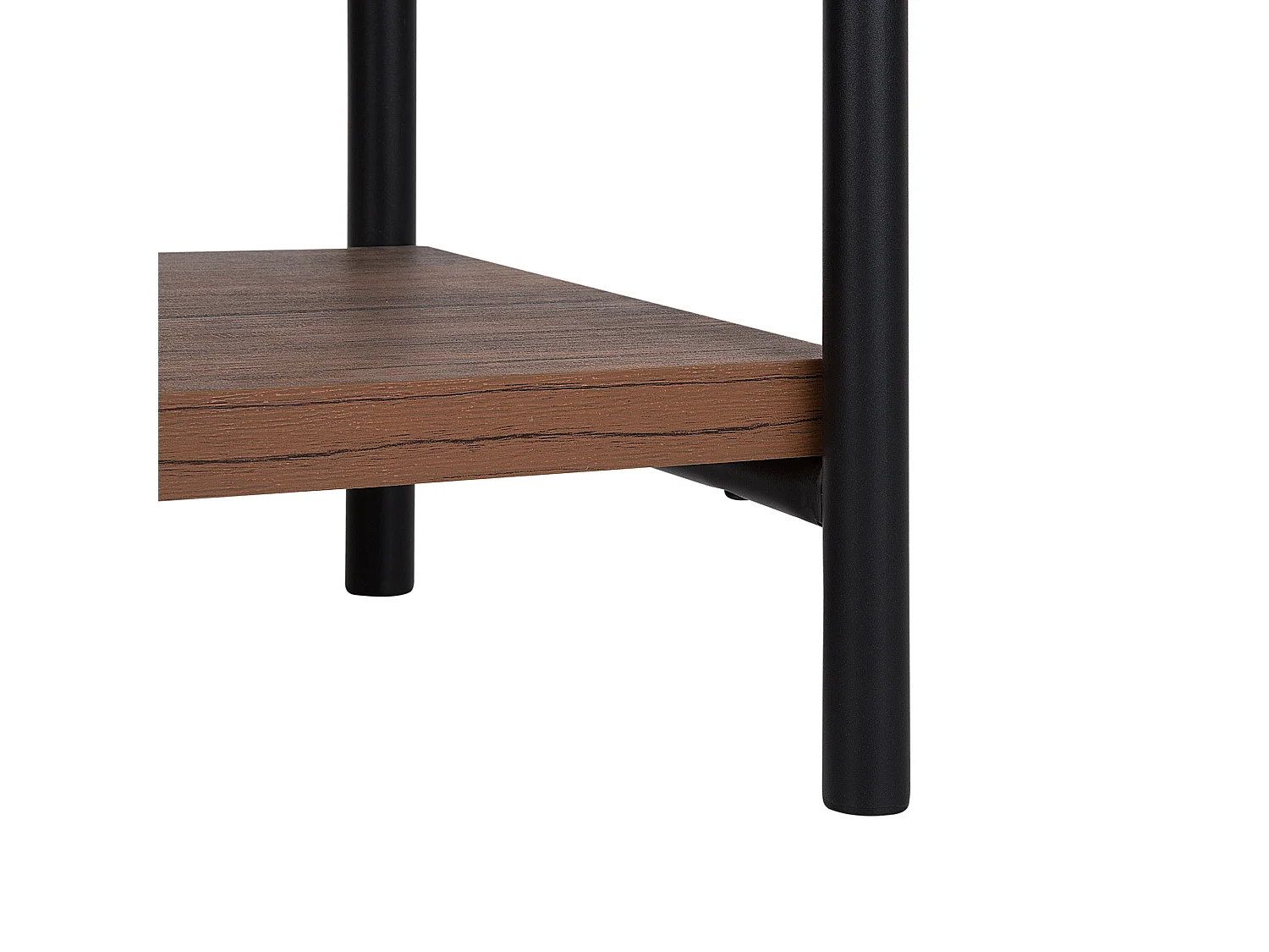 Bibliothèque 4 étagères BRISBANE 160 cm Marron foncé