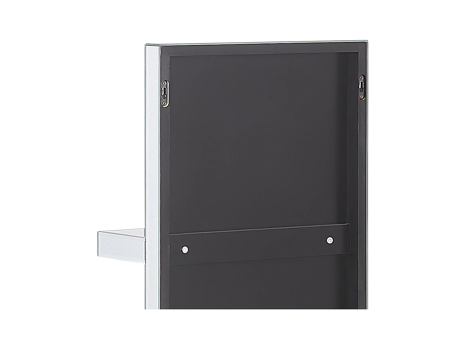 Półka ścienna GAONA Lustrzany srebrny