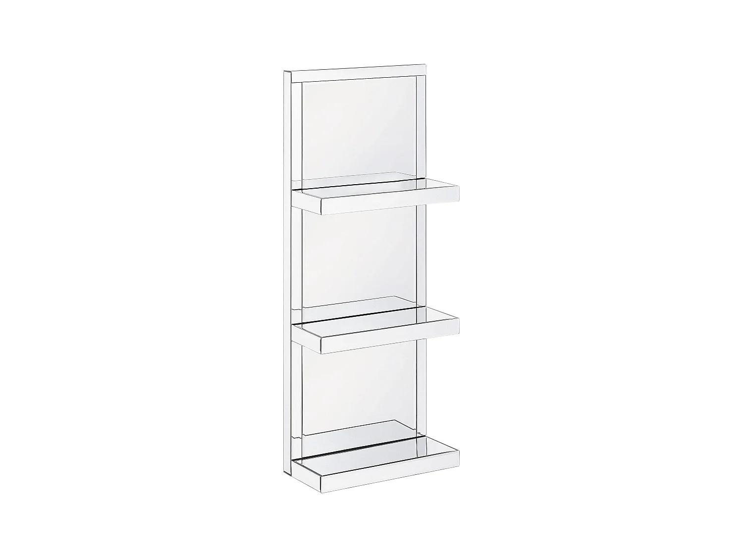 Étagère murale GAONA Miroir argenté