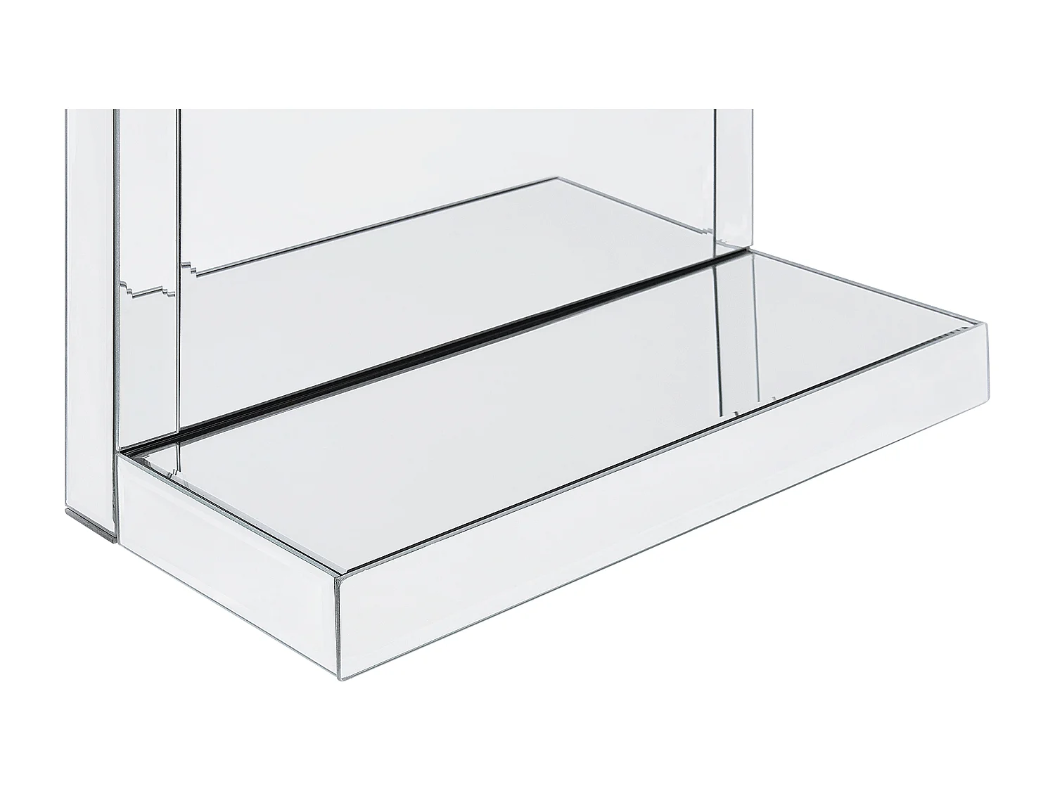 Wandplank GAONA Spiegelend zilver