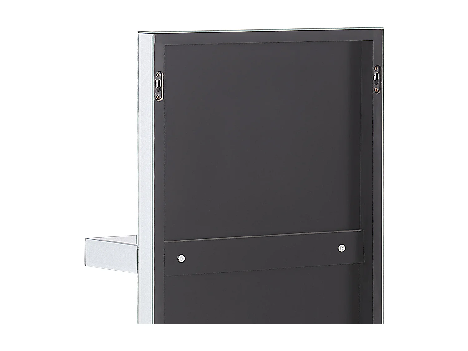 Wandplank GAONA Spiegelend zilver