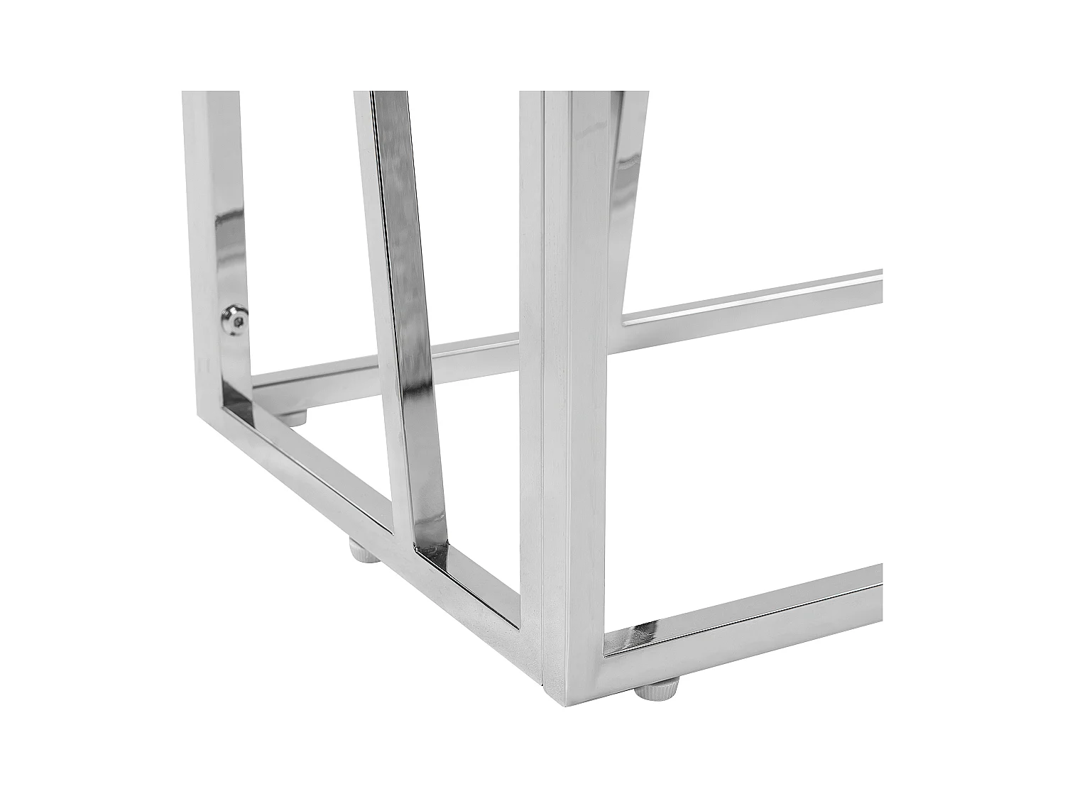 Étagère à 4 niveaux HOXIE Métal 175 cm Argenté