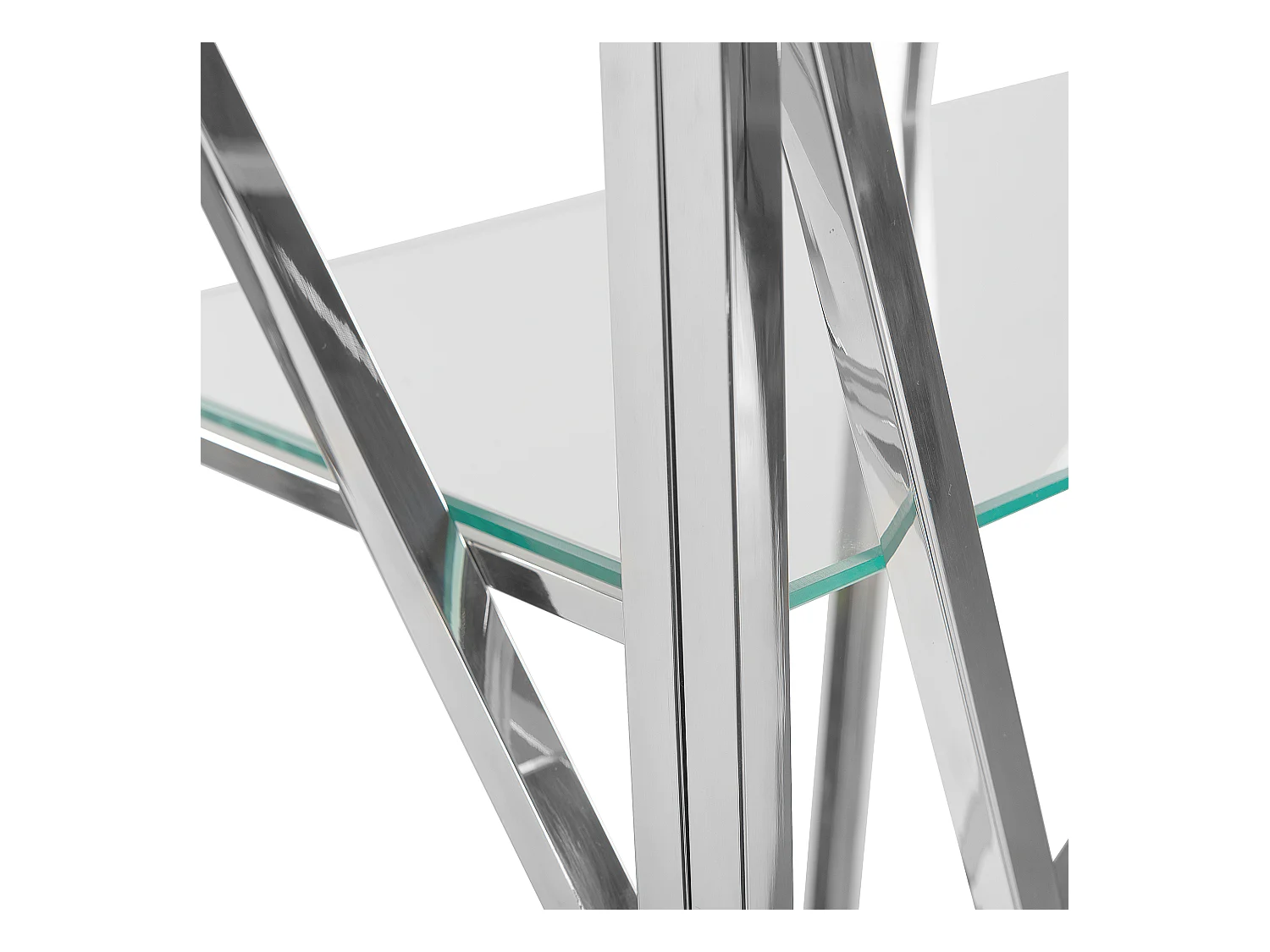 Étagère à 4 niveaux HOXIE Métal 175 cm Argenté