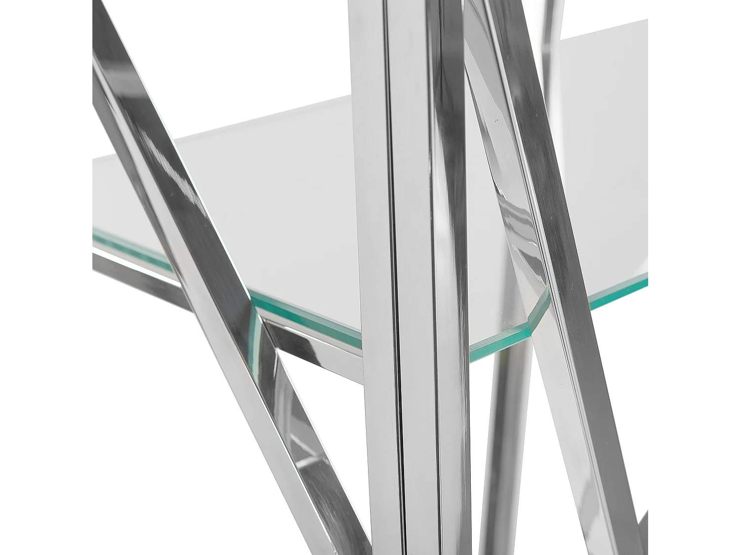 Estante com 4 prateleiras Estante HOXIE Metal 175 cm Prateado