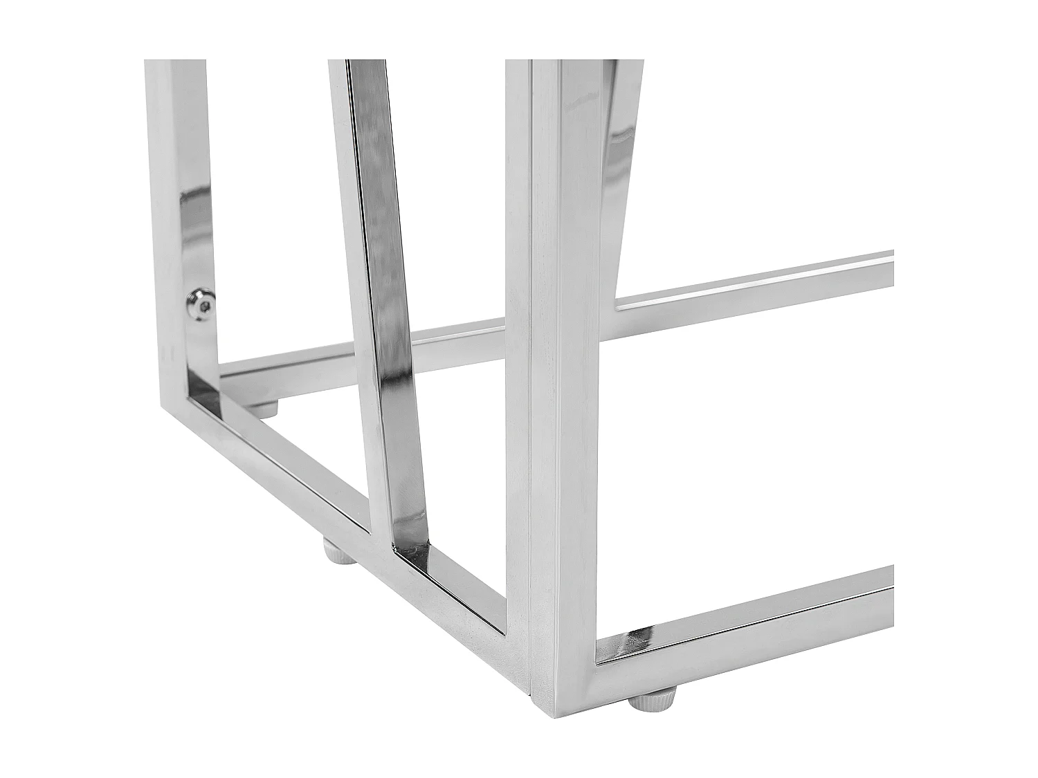 Estante com 4 prateleiras Estante HOXIE Metal 175 cm Prateado