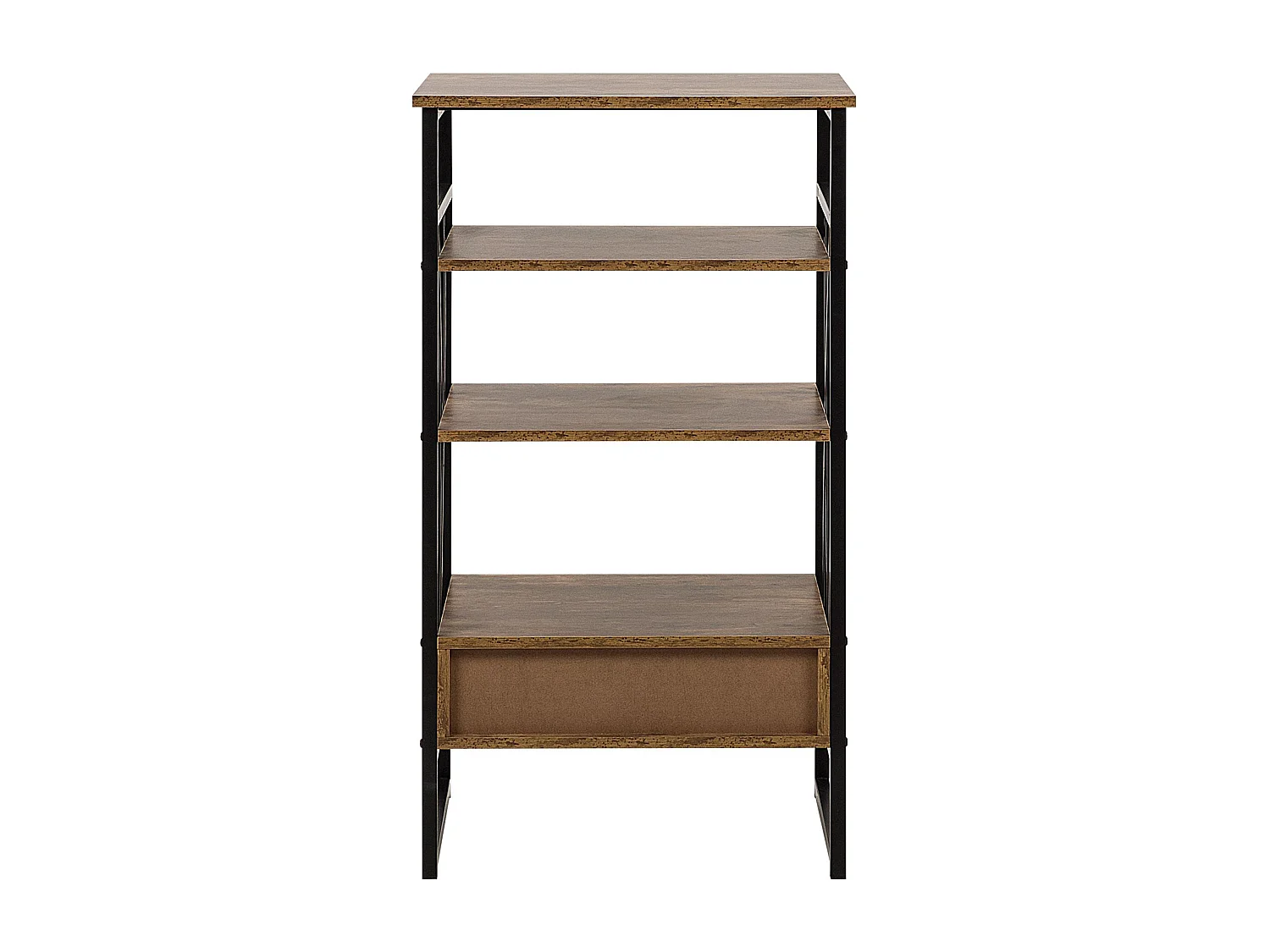 Boekenkast met 3 planken KEENE 101 cm Donkerbruin