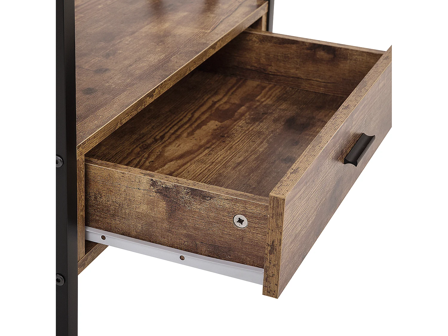 Boekenkast met 3 planken KEENE 101 cm Donkerbruin