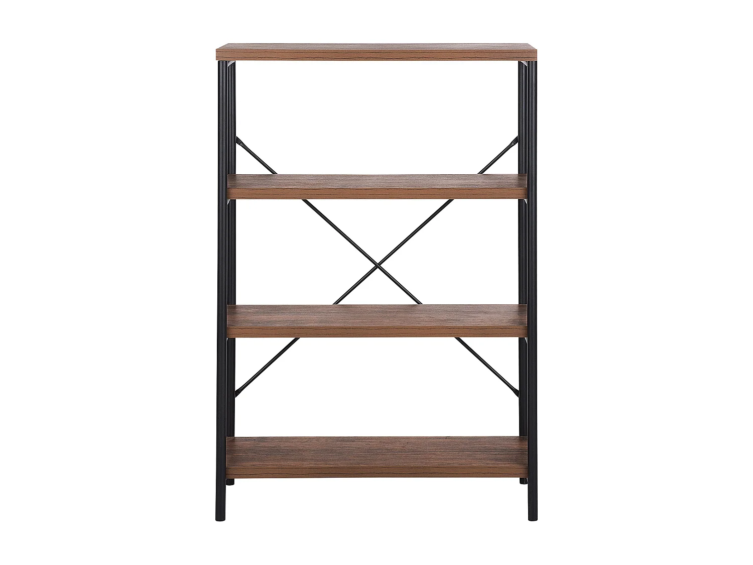 Étagère à 3 niveaux BRISBANE 122 cm Marron foncé