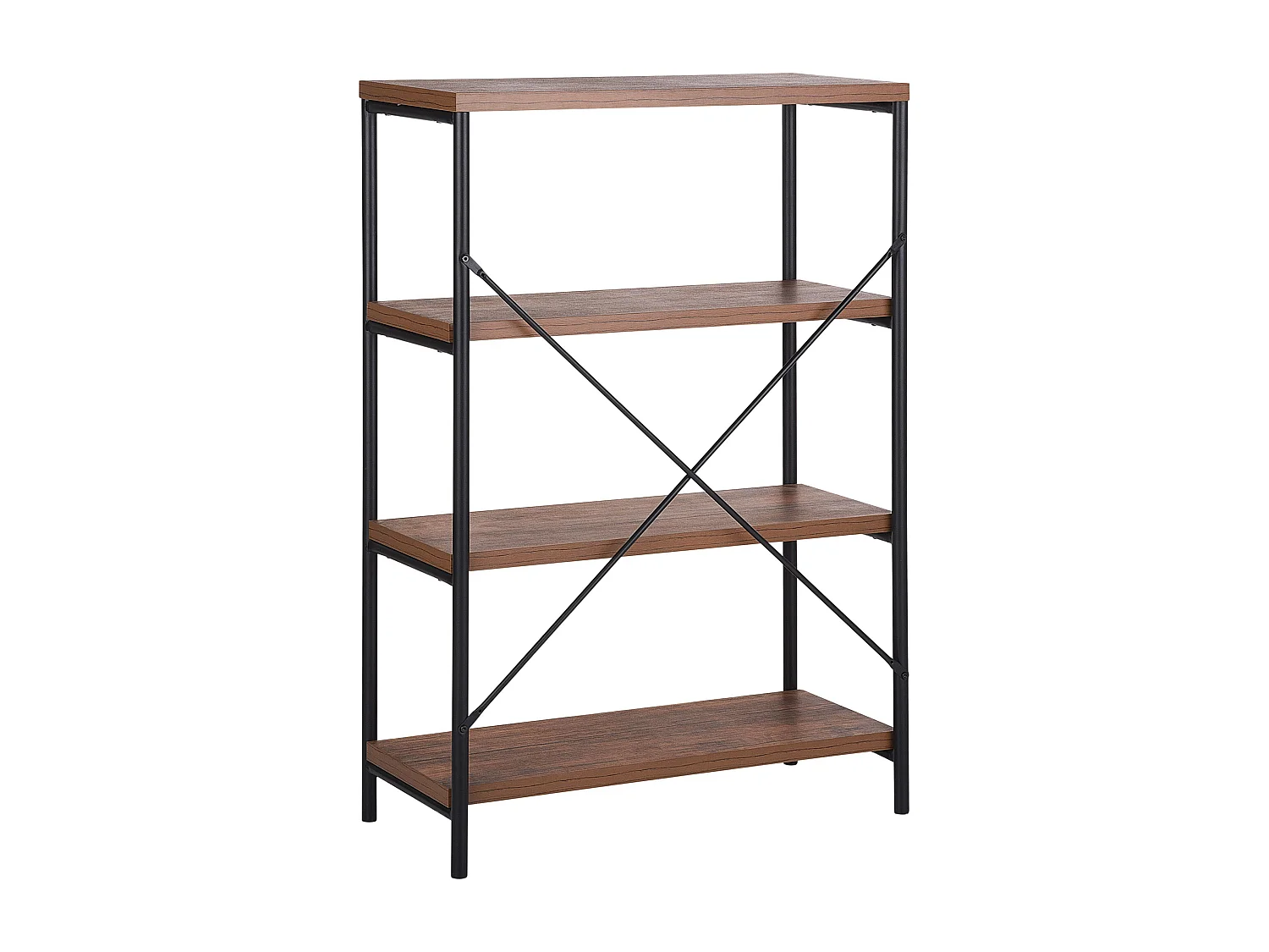 Étagère à 3 niveaux BRISBANE 122 cm Marron foncé