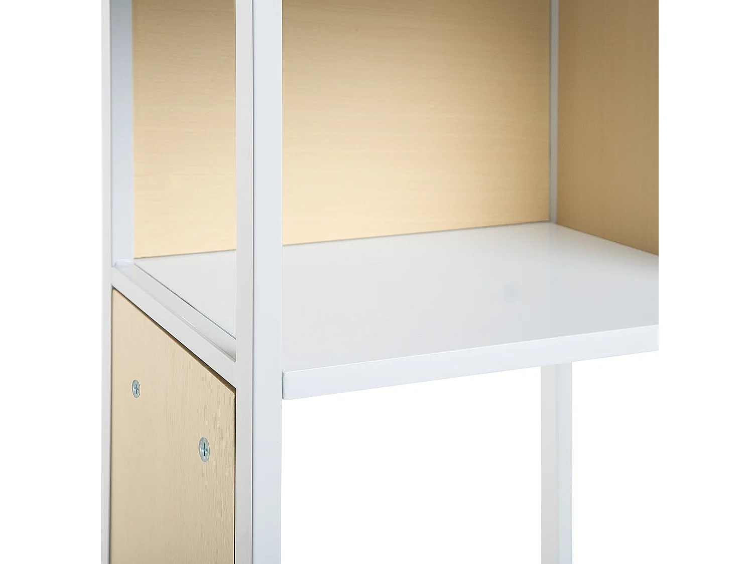 Boekenkast met 5 planken BOGOTA 165 cm Wit