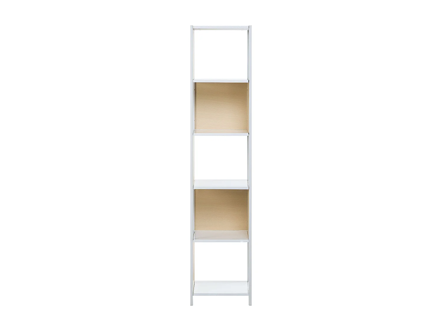Boekenkast met 5 planken BOGOTA 165 cm Wit