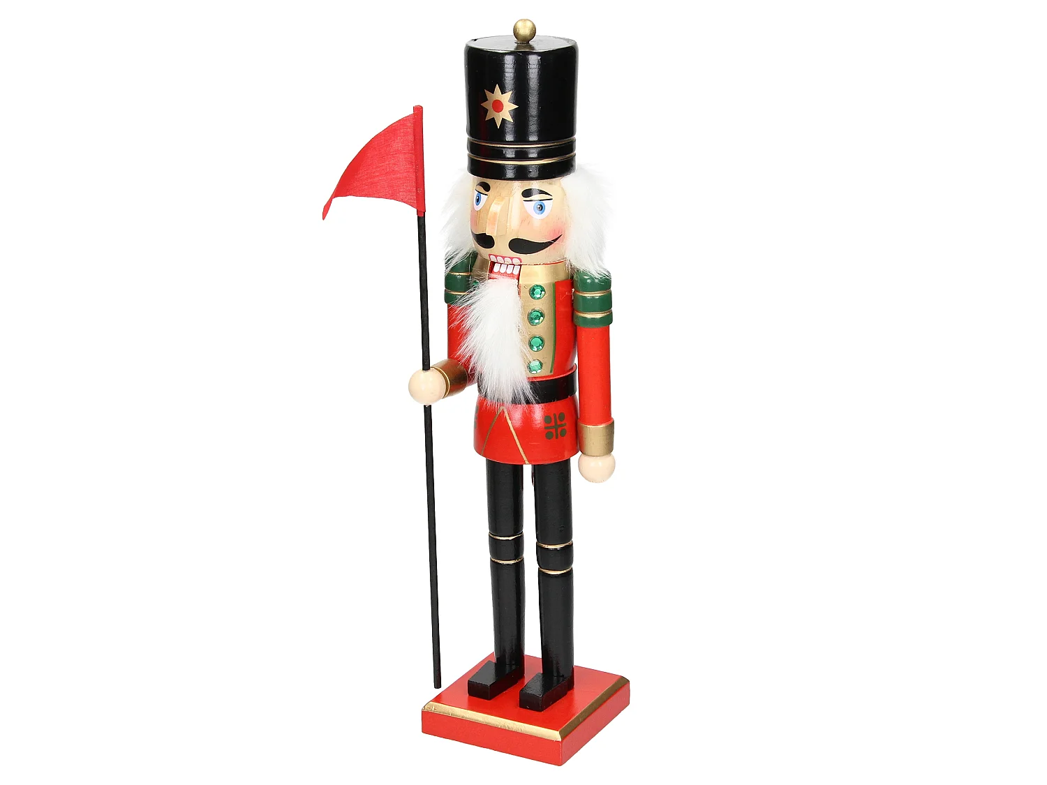 Casse-noisette soldat en bois décoration de Noël traditionnel ECD Germany