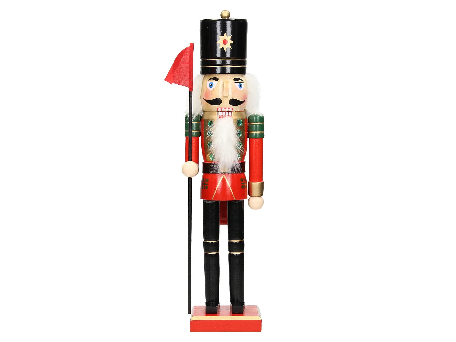 Casse-noisette soldat en bois décoration de Noël traditionnel ECD Germany