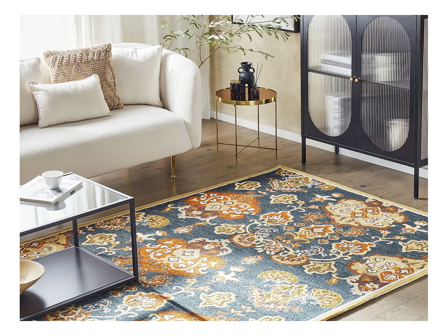 Vloerkleed vintage meerkleurig 160 x 230 cm UMURLU