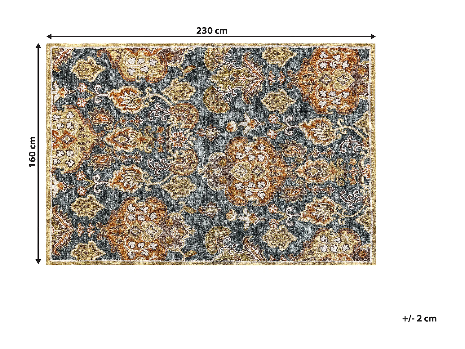 Tapis UMURLU Multicolore 160 x 230 cm Laine